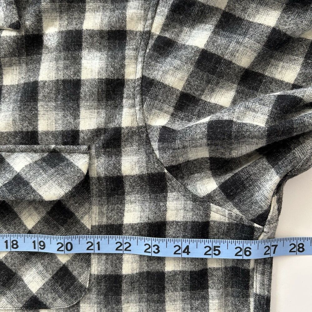 Pendleton Wool Original Board Shirt Mens XXL Black Gray 1958 Plaid Chest Pockets - Picture 10 of 16